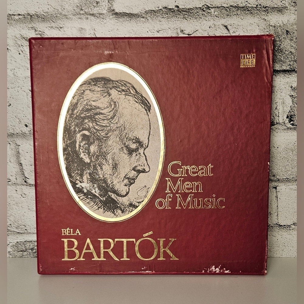 Time-Life Great Men of Music Béla Bartók 4-LP Box Set w/ Booklet Vintage